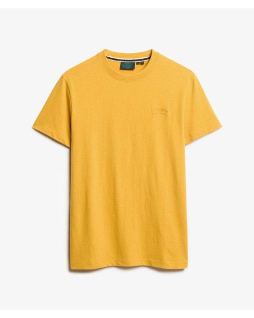 Superdry Yellow & Co Essential Logo T-shirt for men