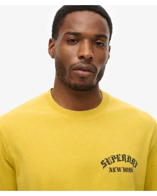 Superdry Metallic & Co Neo Trad Tattoo Loose T-shirt for men