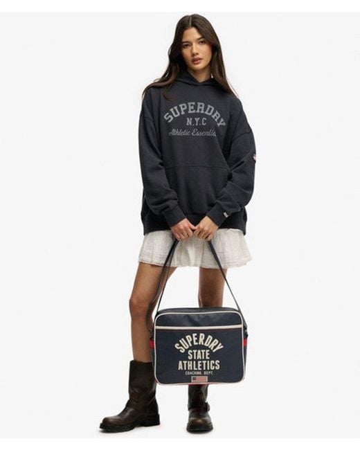 Superdry Blue & Co Retro Alumni Messenger Bag