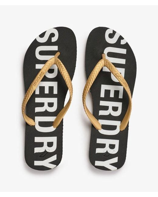 Superdry Metallic Code Essential Flip Flops