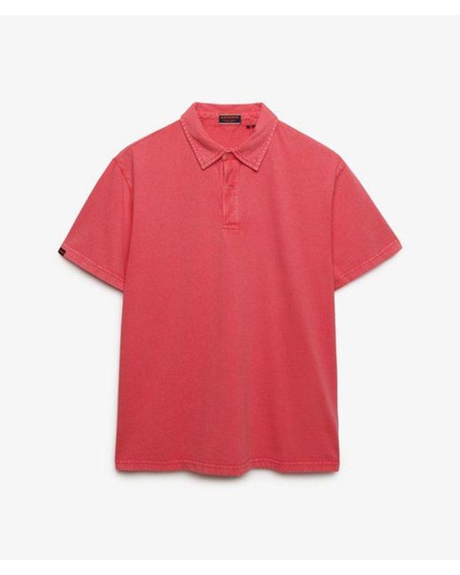 Superdry Pink & Co Essential Jersey Polo Shirt for men