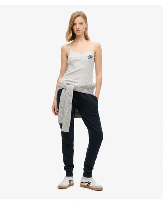 Superdry White & Co Athletic Essentials Button Down Cami Top