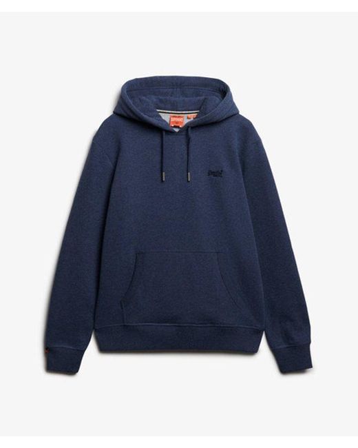 Superdry Blue & Co Essential Logo Hoodie for men