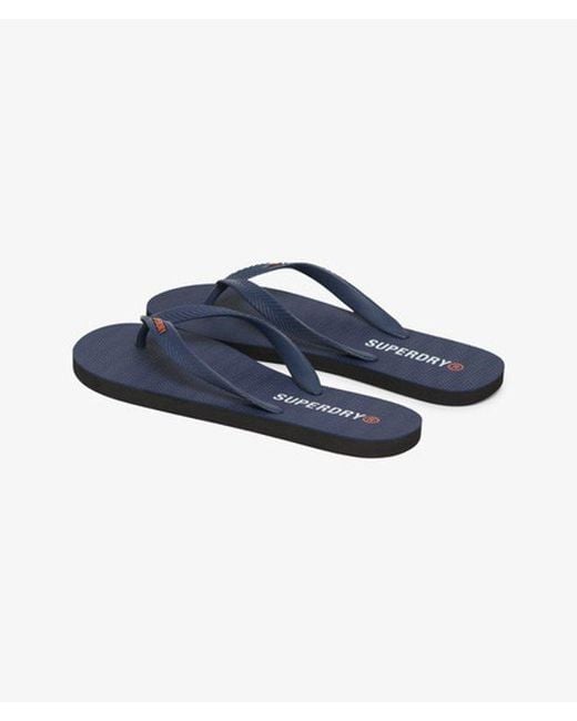 Superdry Blue & Co Core Essential Flip Flops for men