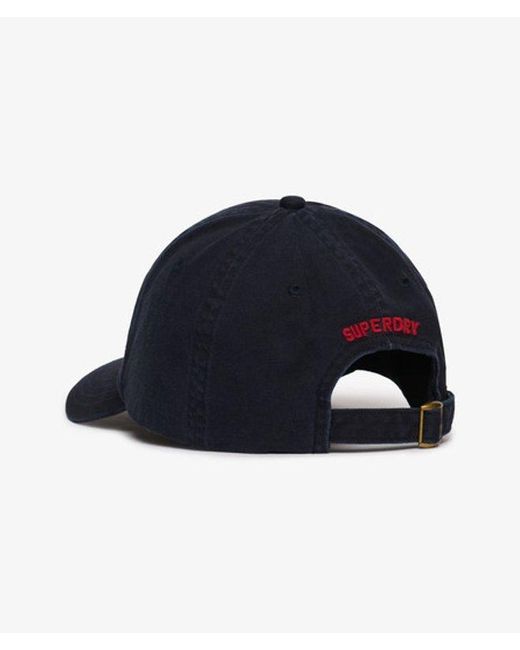 Femme Casquette De Baseball Sd Brodée Taille: 1Taille Superdry en coloris Blue