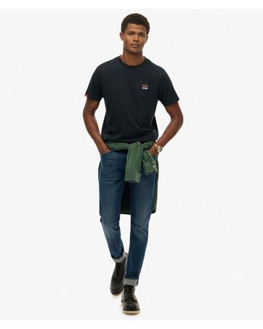 Superdry Blue & Co Great Outdoors Embroidered Relaxed T-shirt for men