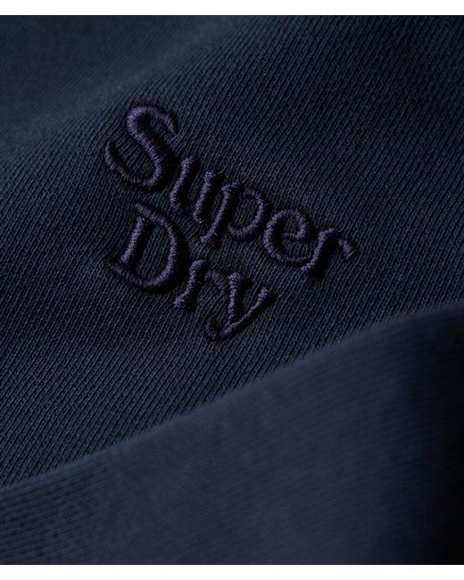Superdry Blue & Co Vintage Washed Hoodie for men