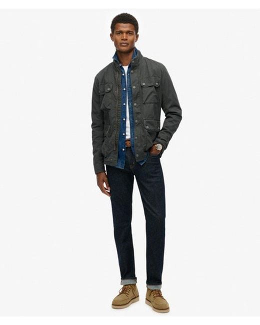 Superdry Blue & Co Estate Four Pocket Jacket for men