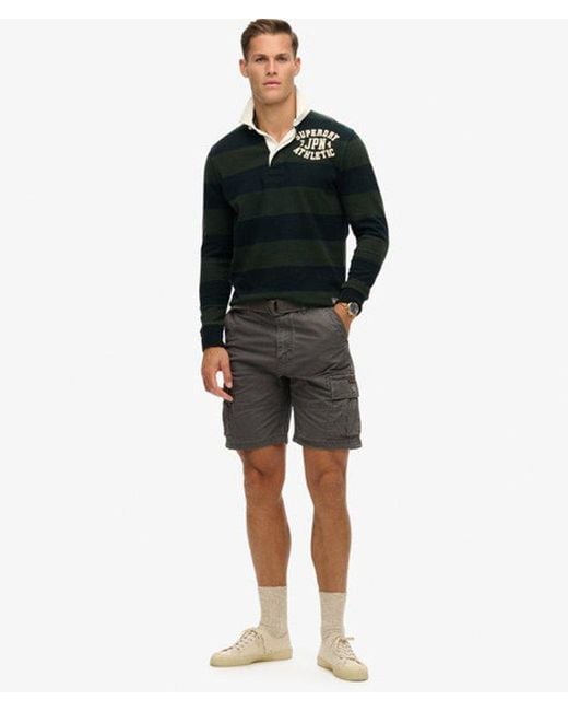 Superdry Black & Co Heavy Cargo Shorts for men