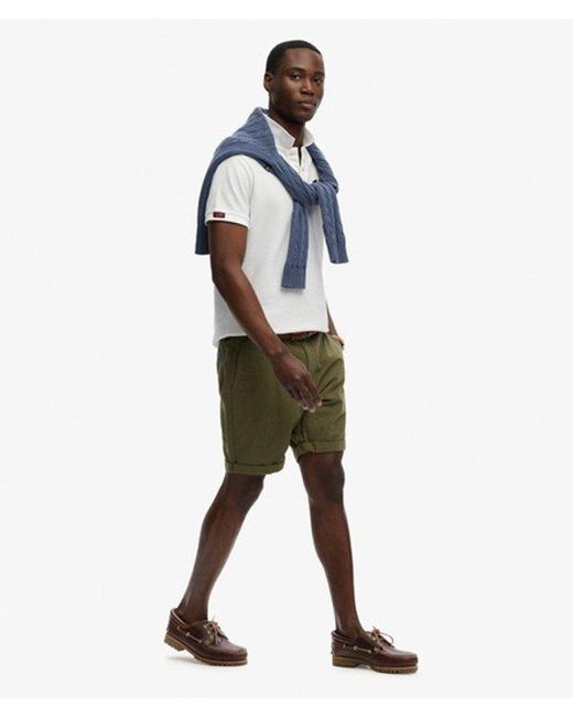 Superdry White & Co Premium Textured Chino Shorts for men