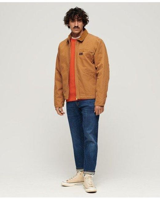 Superdry Orange Surplus Ranch Jacket for men