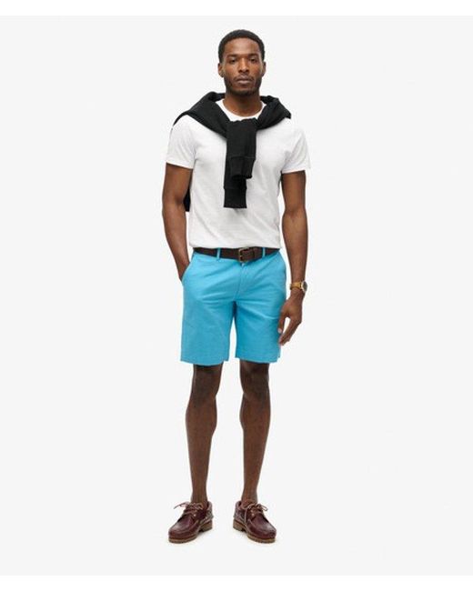 Superdry Blue & Co Stretch Chino Shorts for men