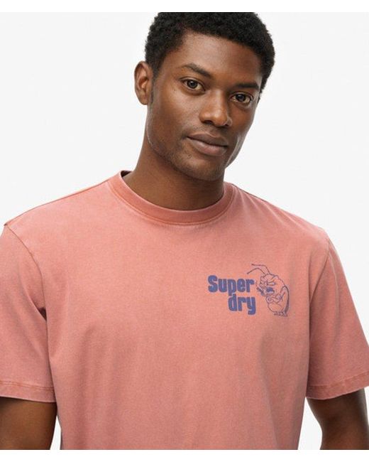 Superdry Red & Co Trade Tools Oversized T-shirt for men