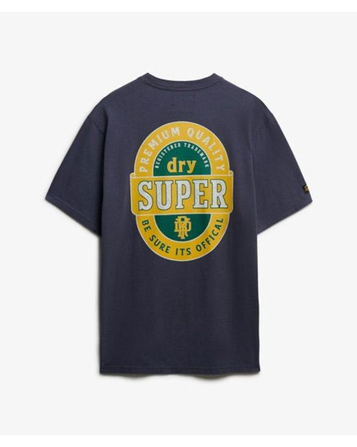 Superdry Blue & Co Tap Room Oversized T-shirt for men