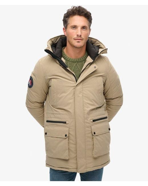 Superdry Natural & Co City Padded Parka Coat for men