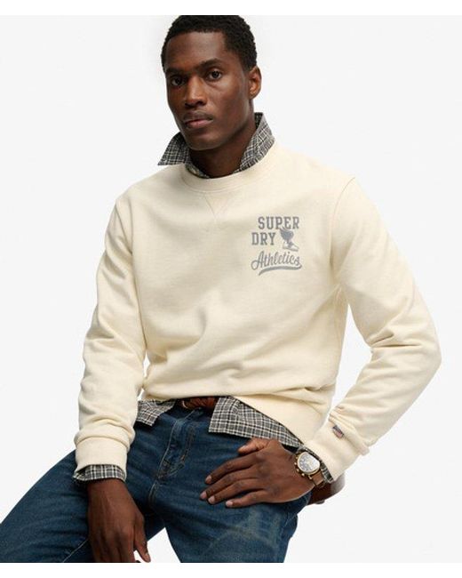 Superdry Natural & Co Athletic Essentials Crew Sweatshirt for men