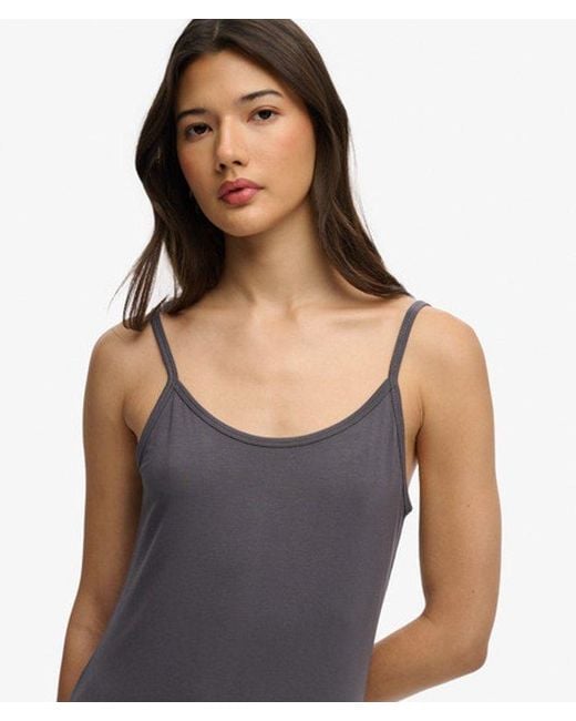 Superdry Blue & Co Maxi Jersey Cami Dress