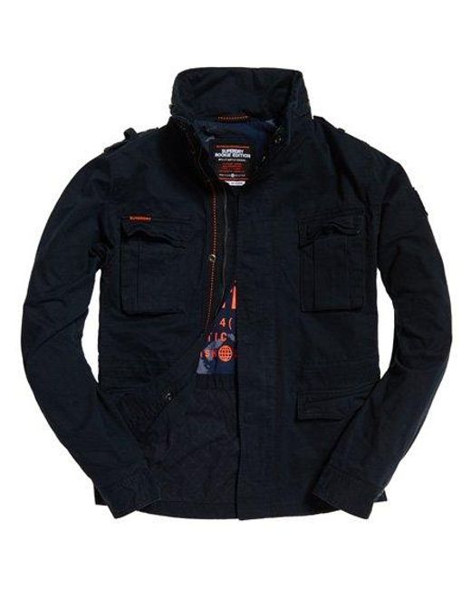 Superdry Classic Rookie Pocket Jacket in Navy (Blue) for Men | Lyst