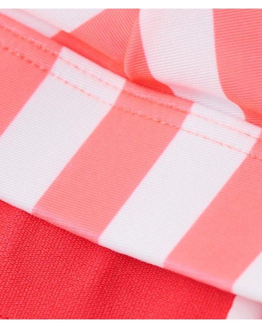 Superdry Red & Co Striped Cheeky Bikini Bottoms