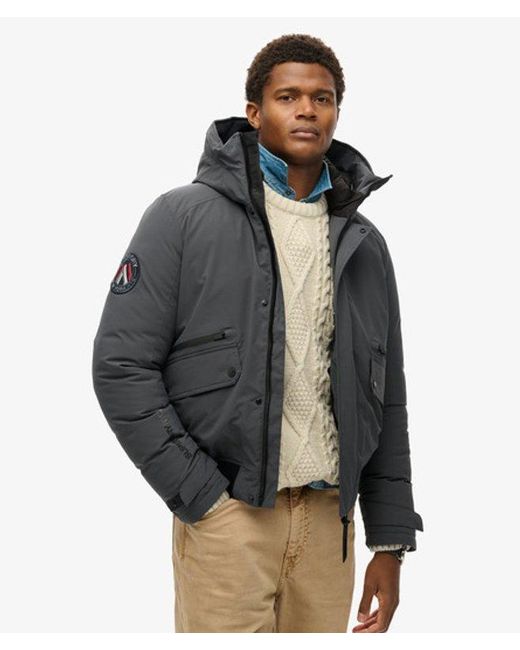 Superdry Gray & Co City Padded Bomber Jacket for men