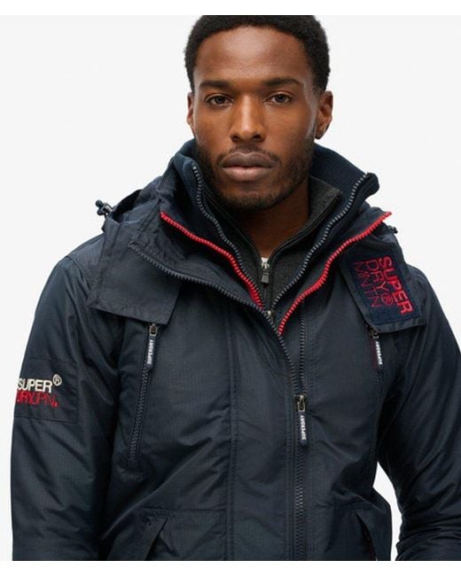 Superdry Mountain Sd Windcheater Jas in het Blue voor heren