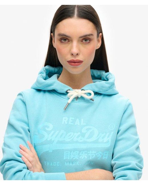 Superdry Blue & Co Neon Graphic Hoodie
