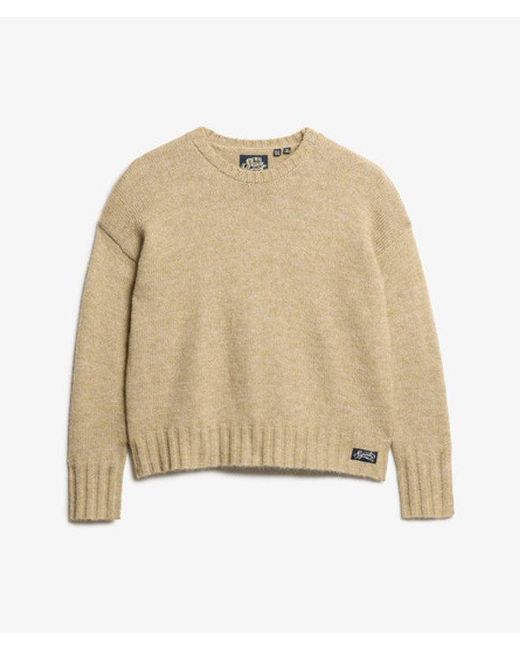 Superdry Natural & Co Essential Crew Neck Jumper