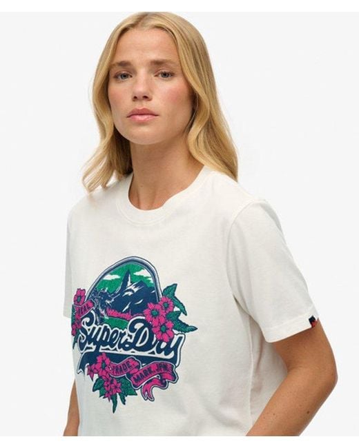 Superdry White & Co Floral T-shirt