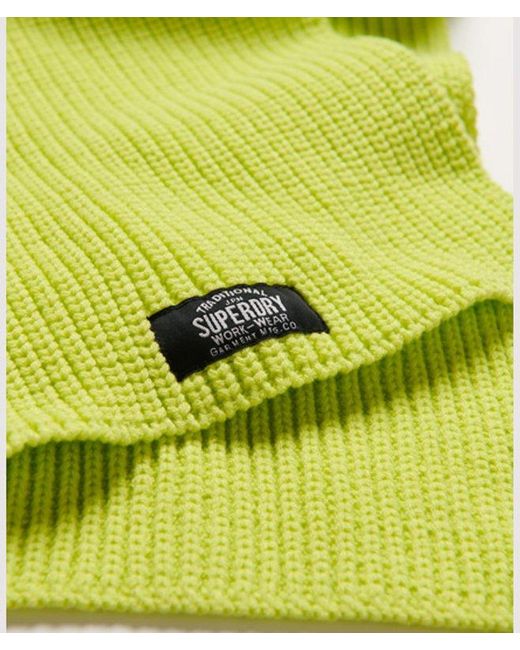 Superdry Green & Co Classic Knit Scarf