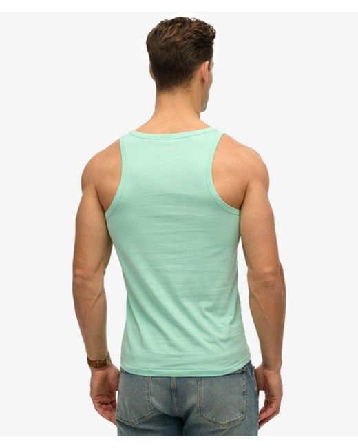 Superdry Green & Co Essential Logo Vest Top for men