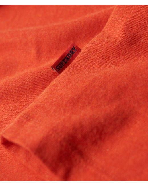 Superdry Orange & Co Slim Fit Organic Cotton Essential Logo T-shirt for men