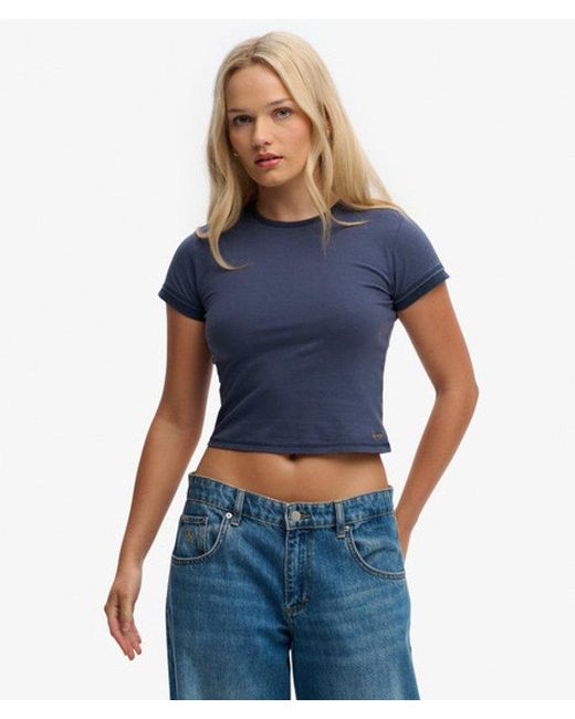 Superdry Blue & Co Athletic Essentials Layered Top