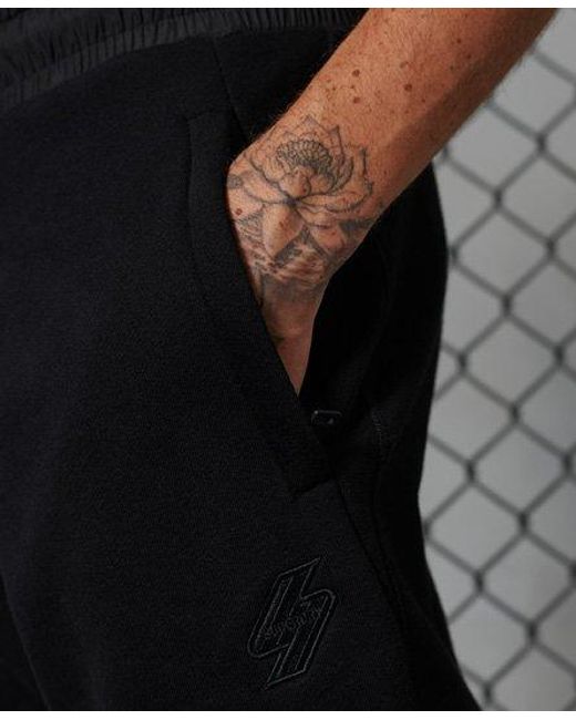 Superdry Black Collective Block Edit Joggers for men