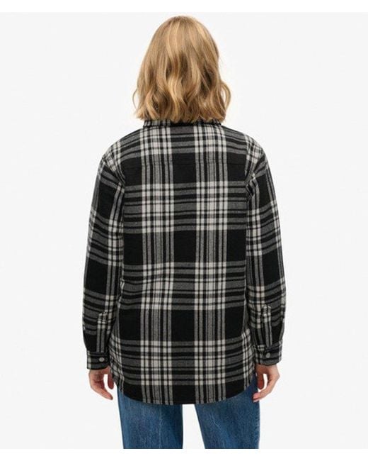 Superdry Gray & Co Check Lined Shirt