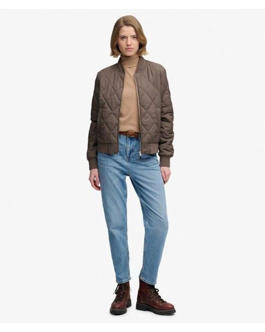 Superdry Brown & Co Liner Bomber Jacket