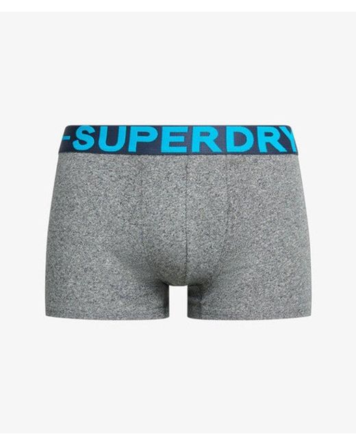 Superdry Blue & Co Organic Cotton Trunk Triple Pack for men