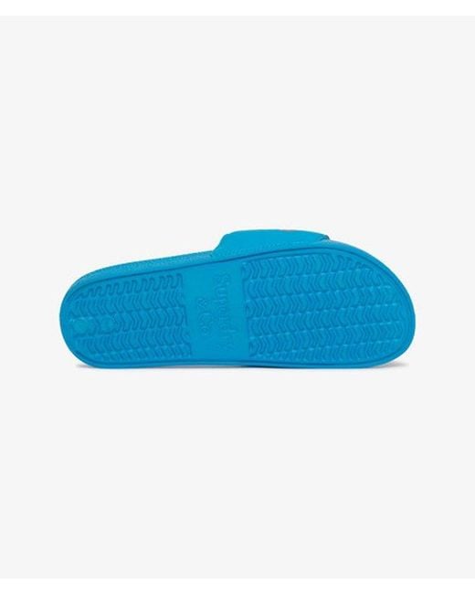 Superdry Blue & Co Pool Sliders for men