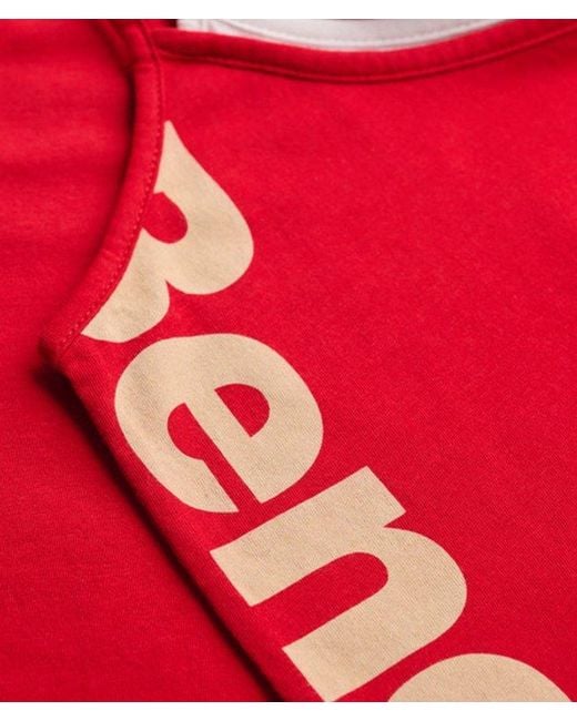 Superdry Red Bench X & Co Bench Fitted Cami Layer Vest
