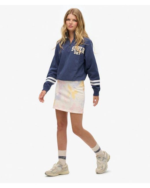 Superdry Blue & Co Essential Tie Dye Skirt