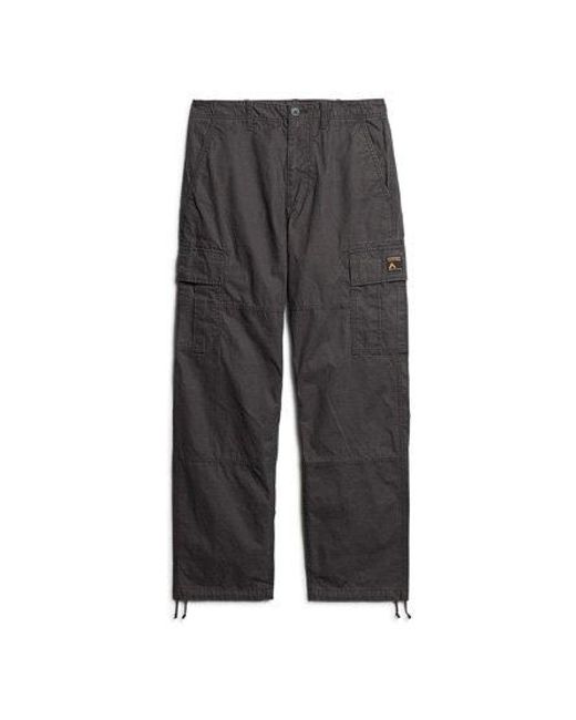 Pantalon cargo baggy vintage Superdry pour homme en coloris Gray