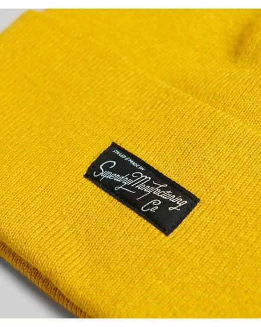 Superdry Yellow & Co Essential Logo Beanie