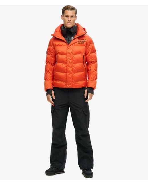 Superdry Red & Co Ski Sport Puffer Jacket for men
