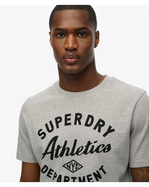 Superdry Gray & Co Athletic Relaxed T-shirt for men