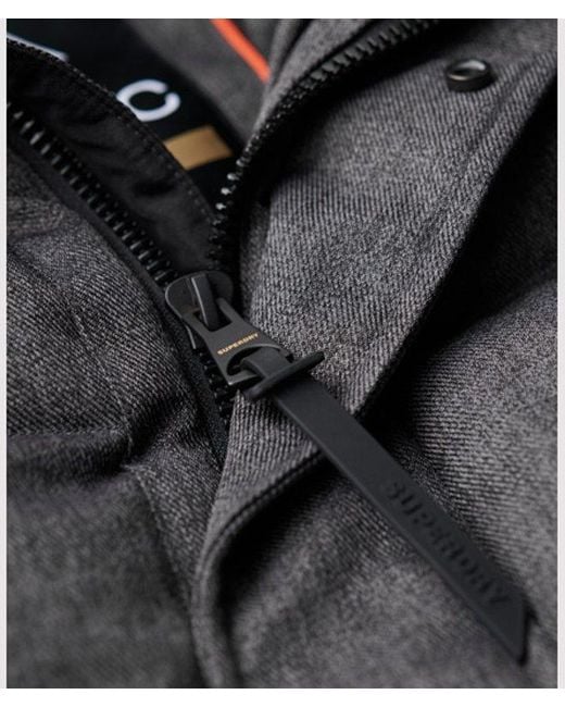 Superdry Gray & Co City Chevron Padded Coat for men