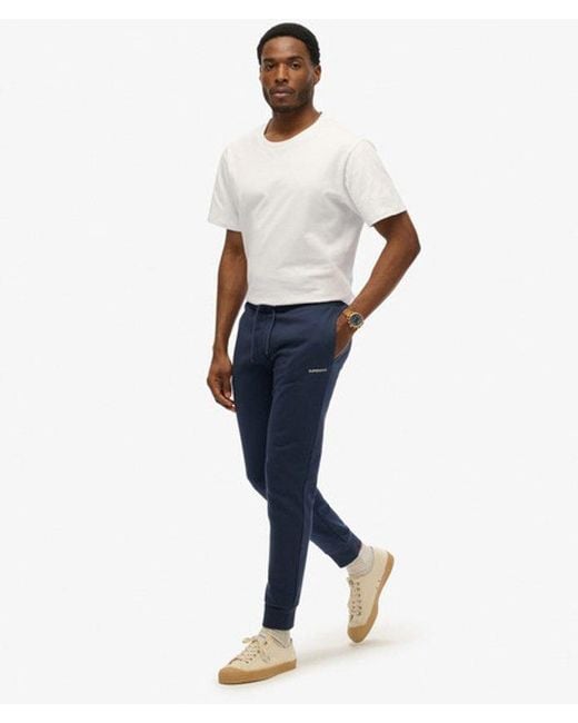 Superdry Blue & Co Plain joggers for men