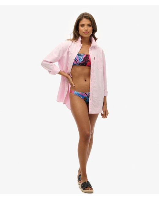 Superdry Red & Co Tropical Cheeky Bikini Briefs