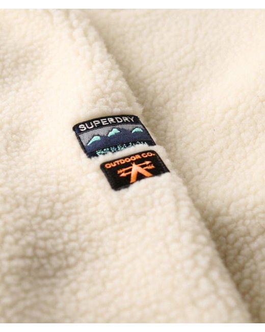 Superdry White & Co Fully Lined Outdoor Half Zip Fleece
