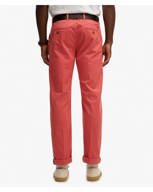 Superdry Red & Co Premium Regular Chinos for men