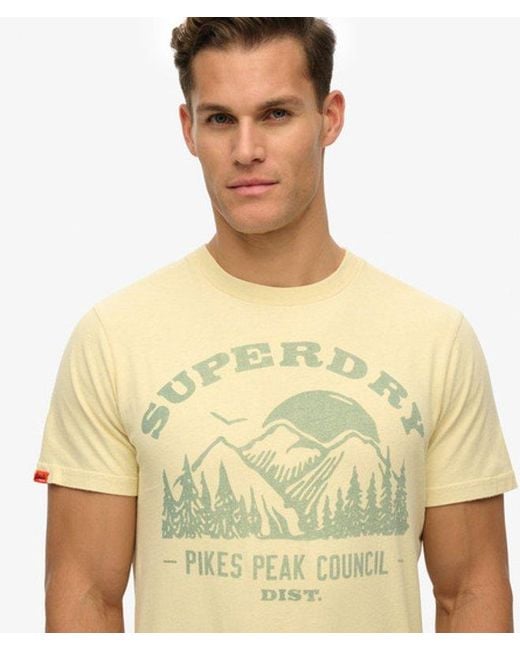 Superdry Natural & Co Lo-fi Outdoor Mono Relaxed T-shirt for men