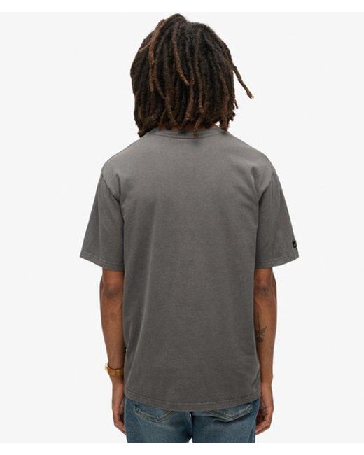 Superdry Gray & Co 70s Rock Graphic Band T-shirt for men